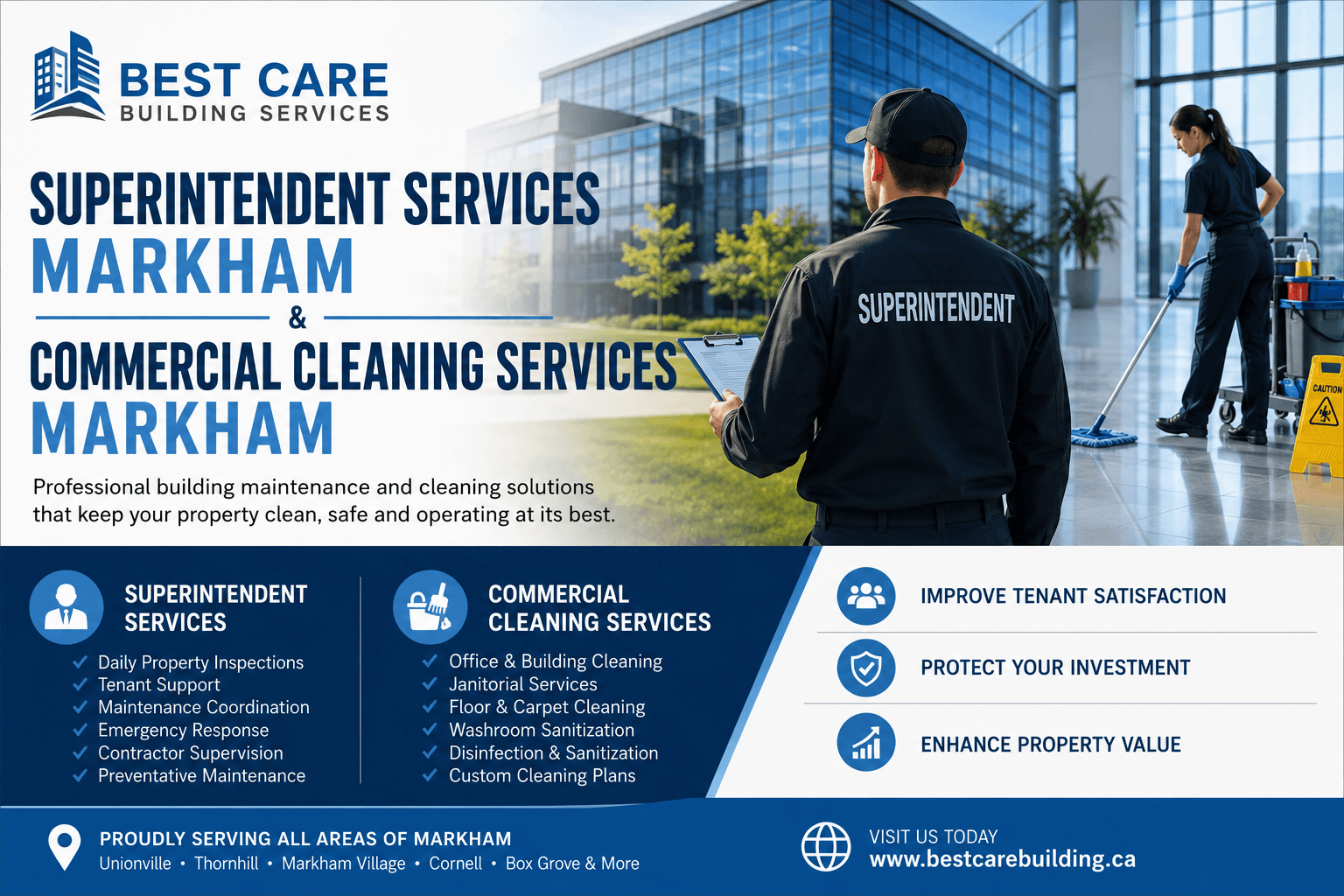 Best Superintendent Services in Markham | Reliable Building Management & Cleaning