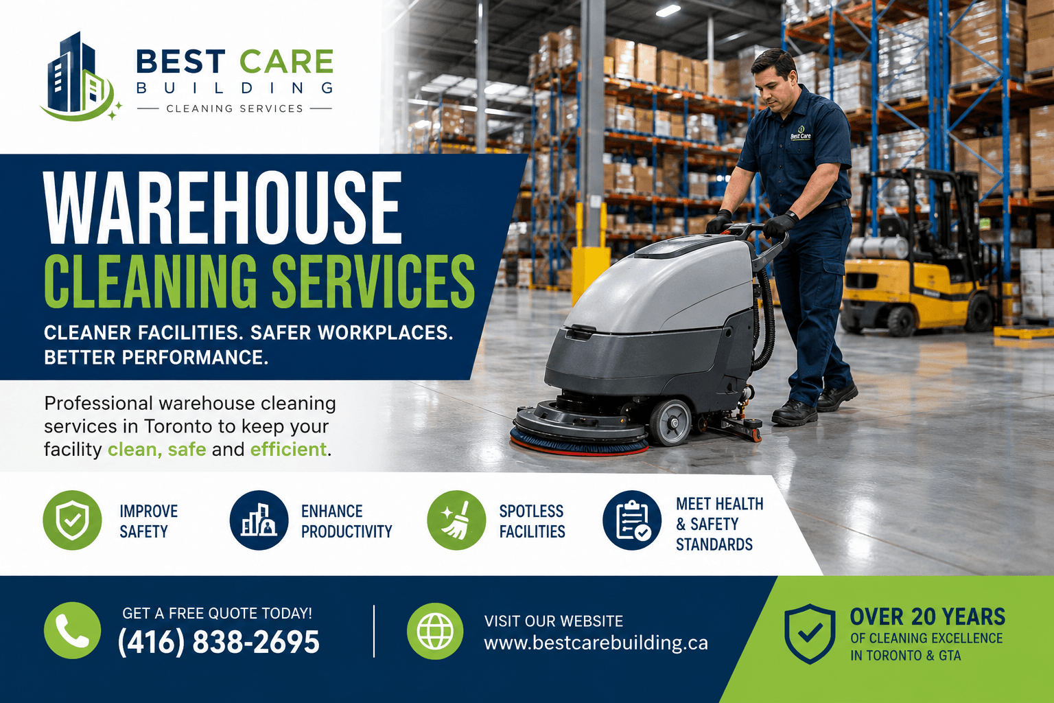Warehouse Cleaning Services Toronto | Best Care