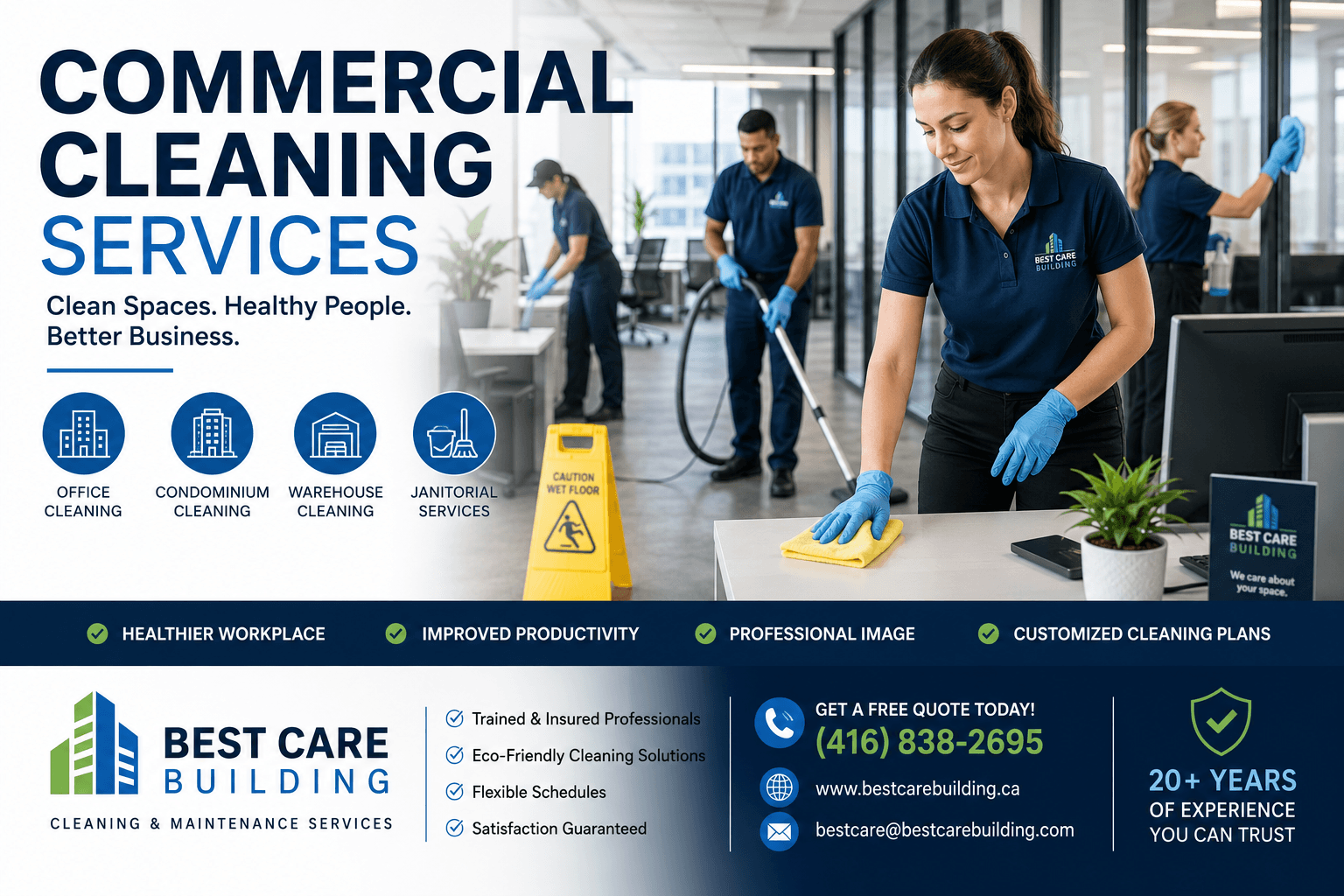 Commercial Janitorial Services | Best Care