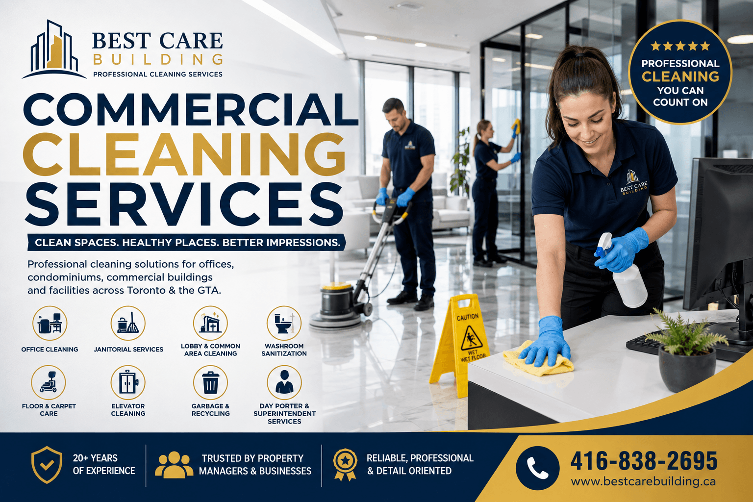 The Best Commercial Cleaning Services for a Healthier Workplace