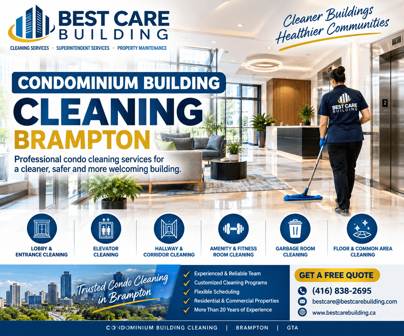 Best Condominium Building Cleaning Brampton | free quote