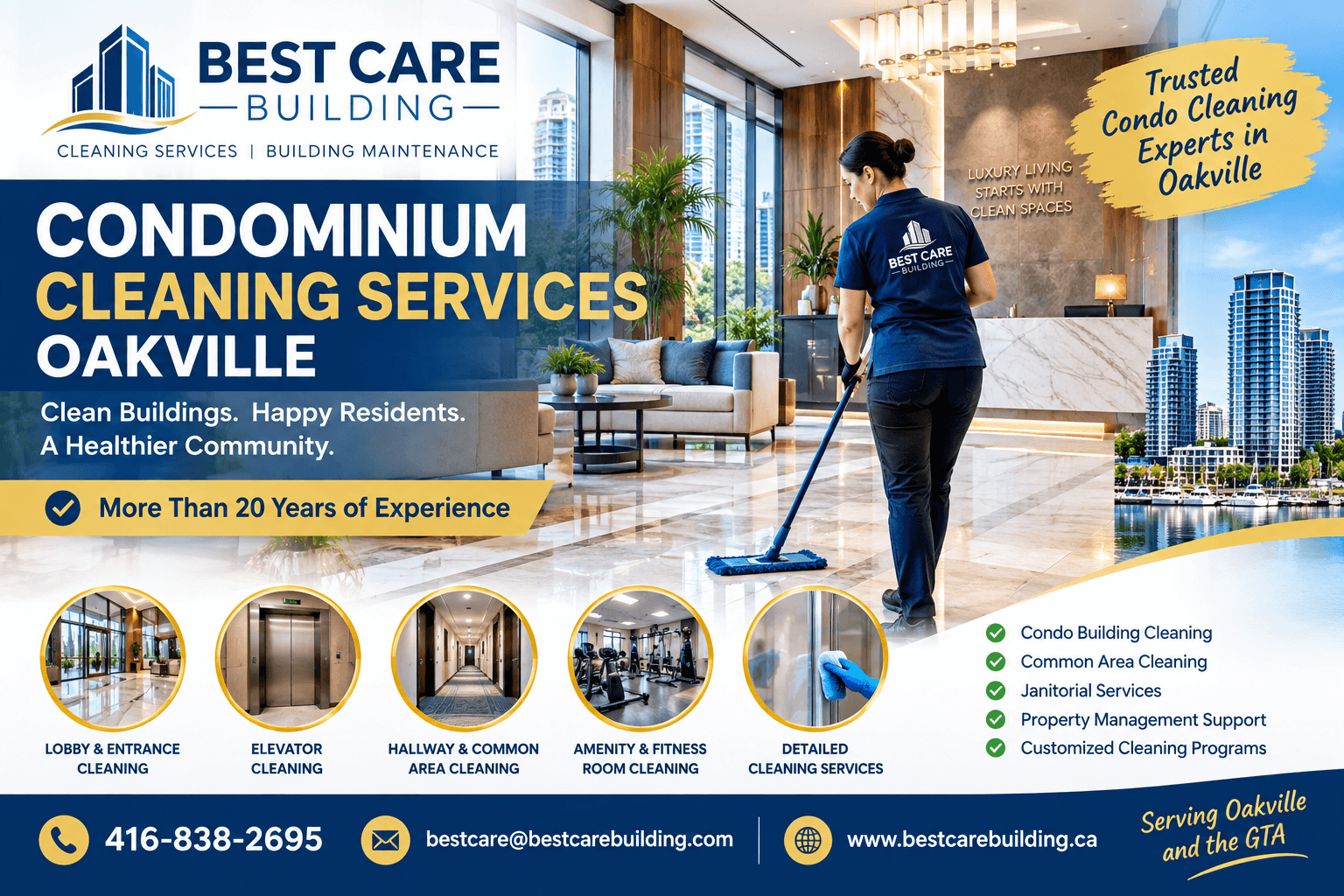 best Condominium Cleaning Services Oakville | free quote