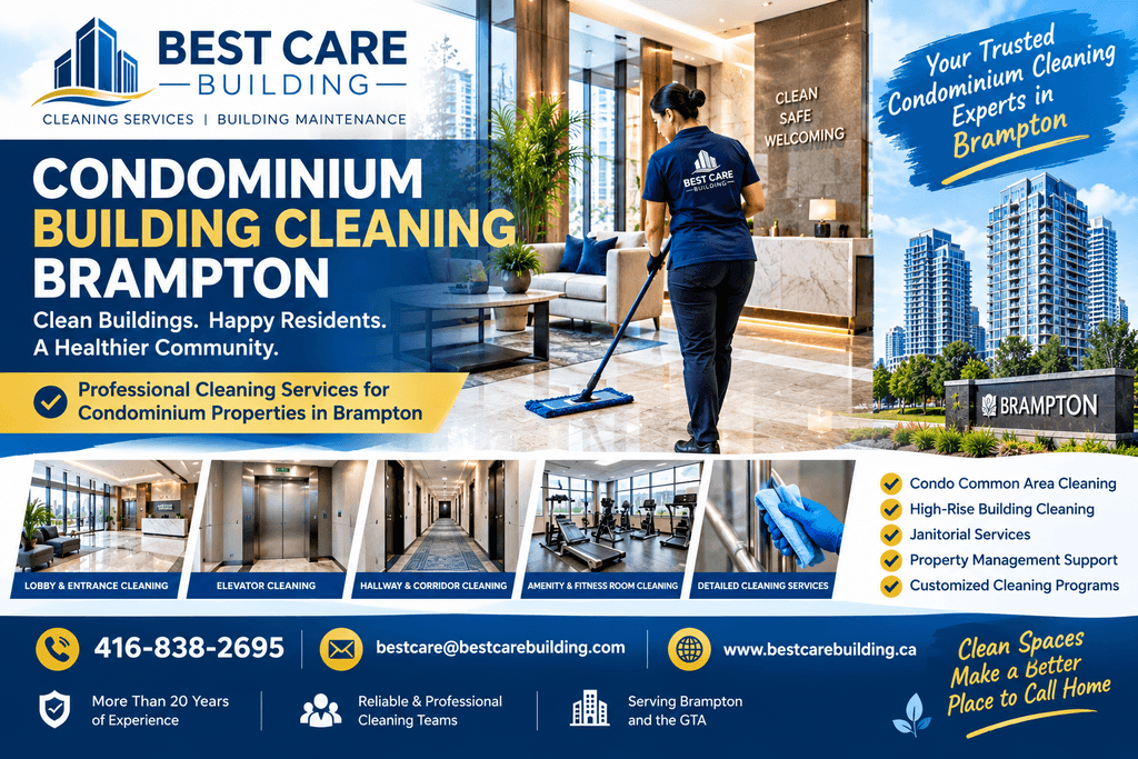 Condominium Building Cleaning Services Brampton - Best Care Building Services, FAQ, News