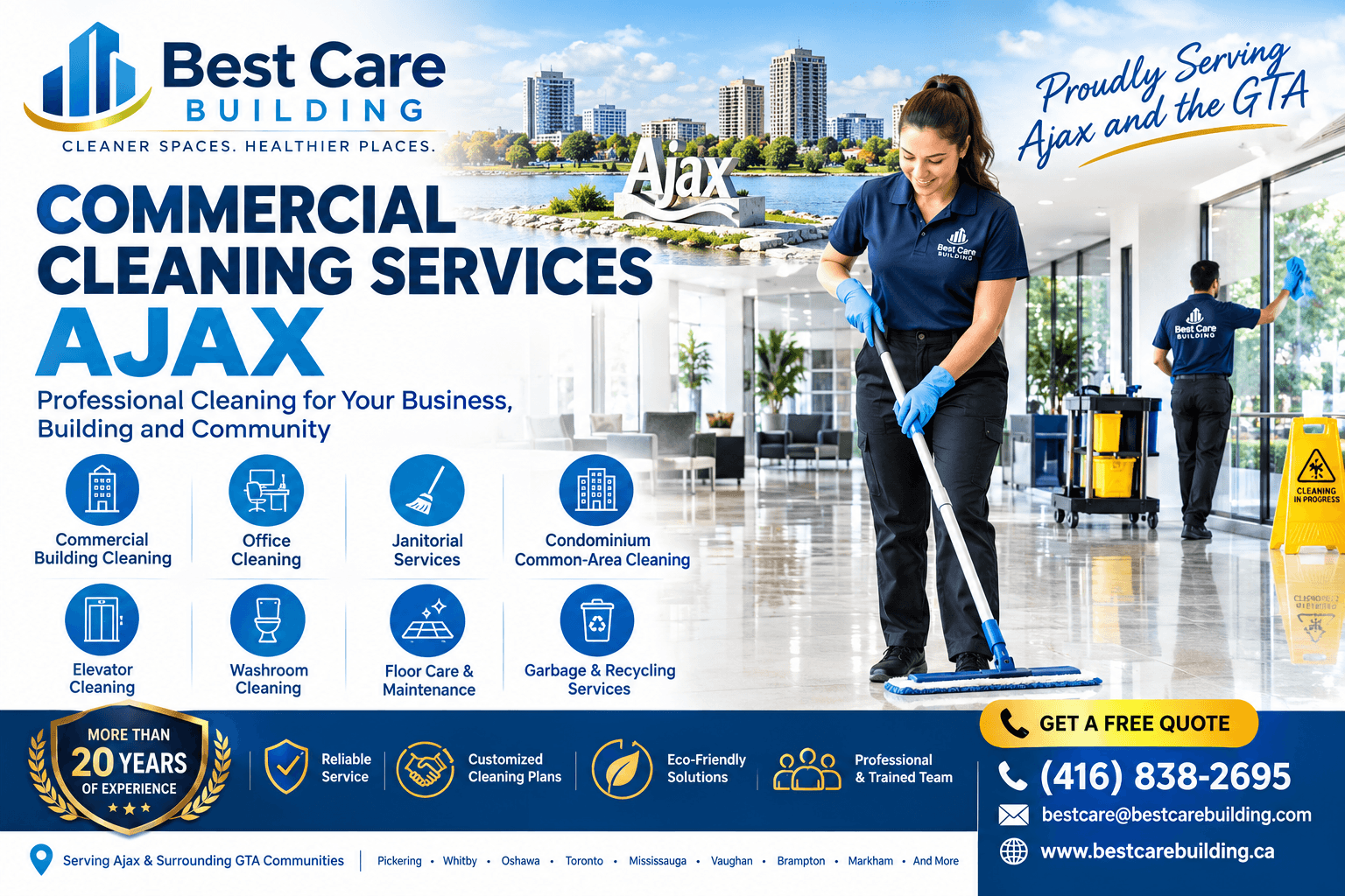Best commercial cleaning services Ajax | free quote